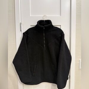 Time and Tru Black Zip Up Sweater